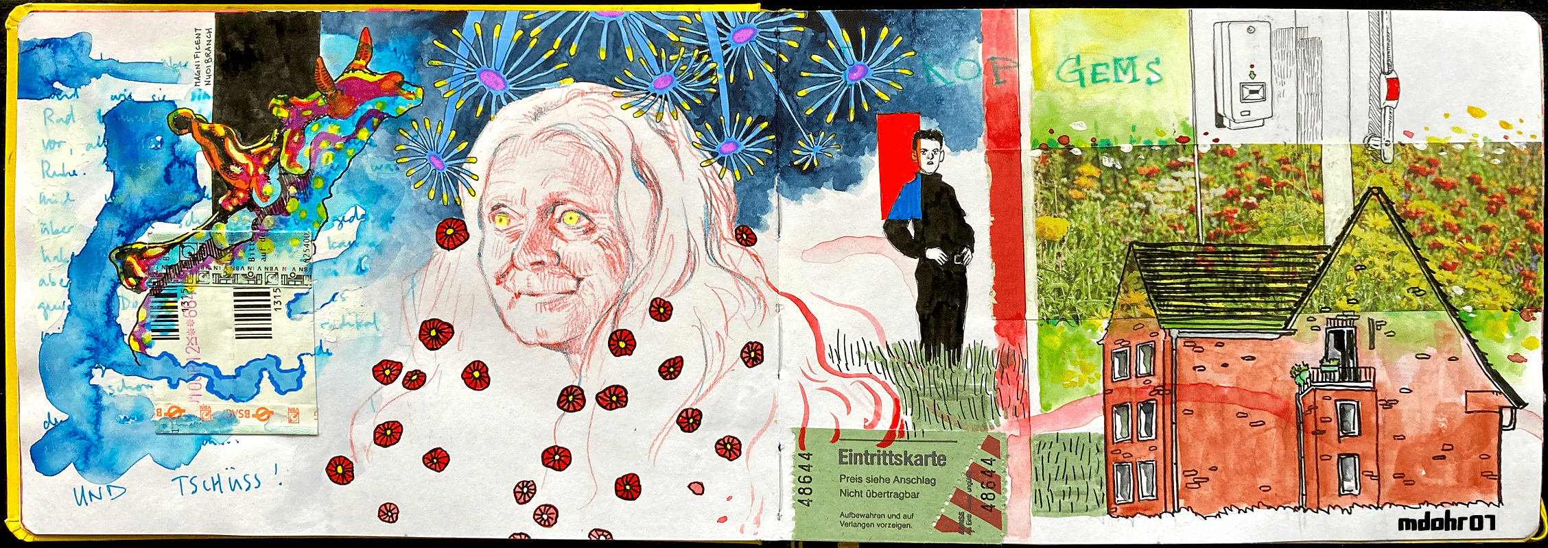 Art Diary Doppelseite #3