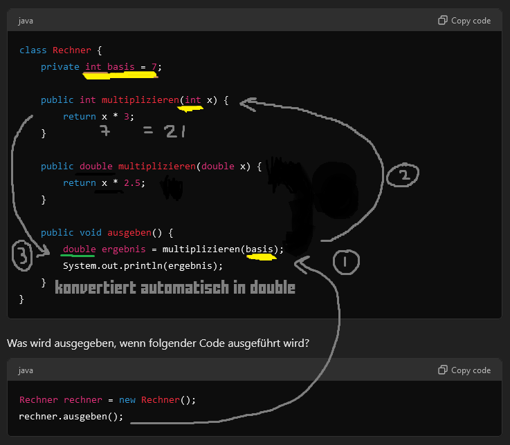 Screenshot of my practice with notes